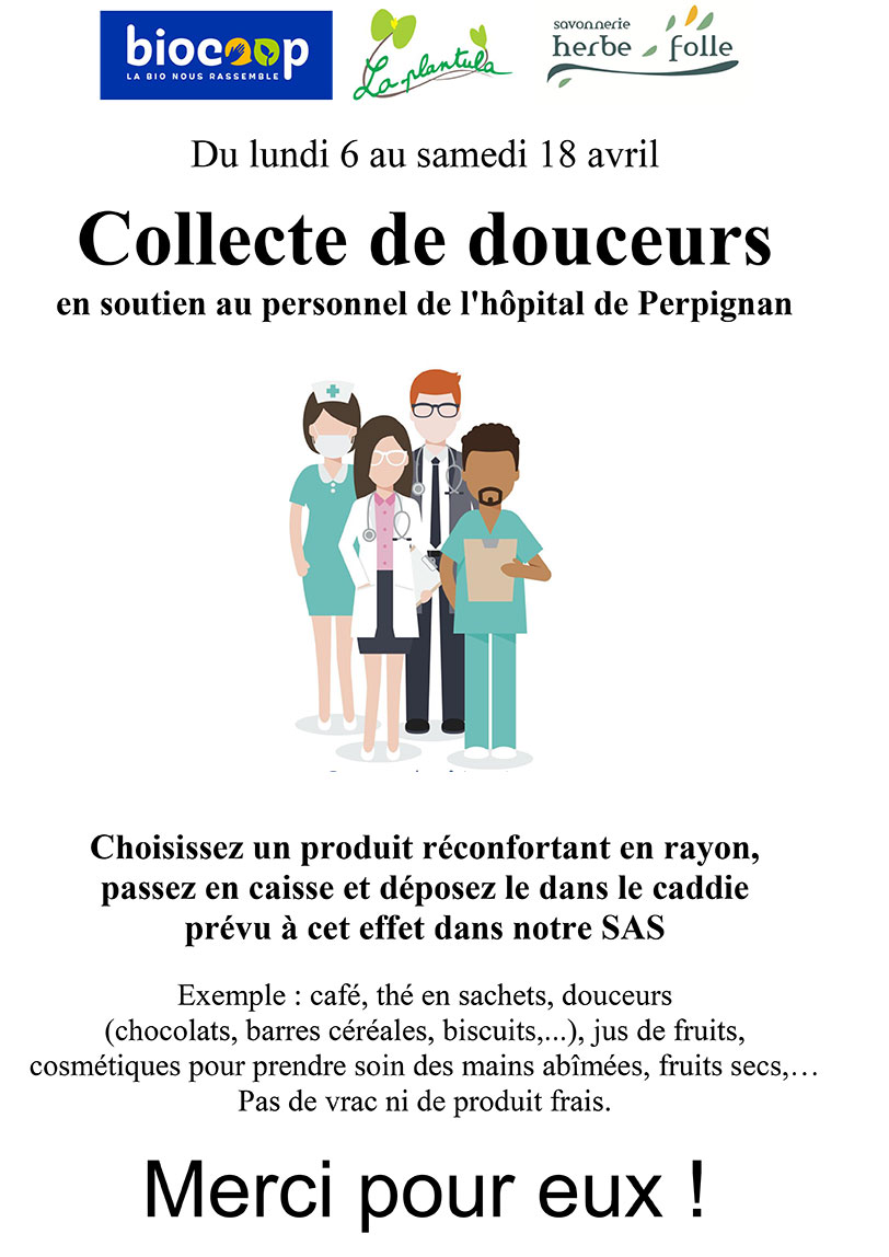 Solidarité avec le Centre Hospitalier de Perpignan